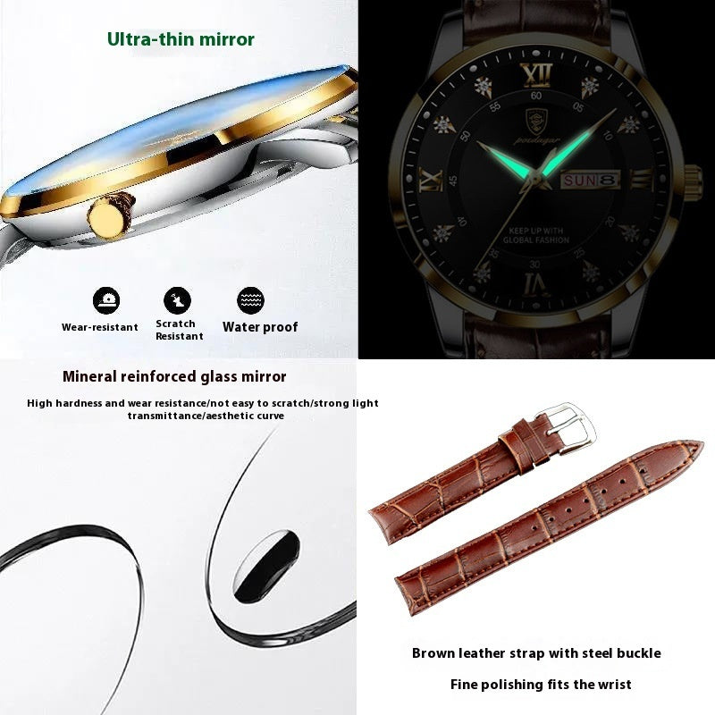 Men's Ultra-thin Quartz Watch