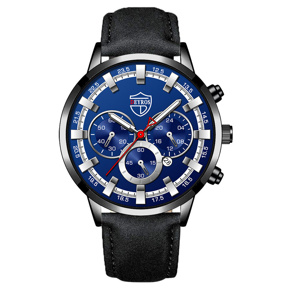 Men's Fashion Calendar Luminous Quartz Watch