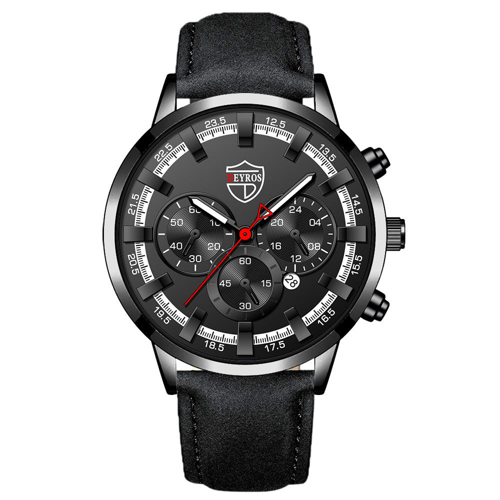 Men's Fashion Calendar Luminous Quartz Watch