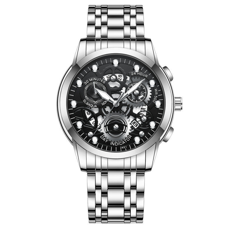 Men's Hollow Non-mechanical Business Watch