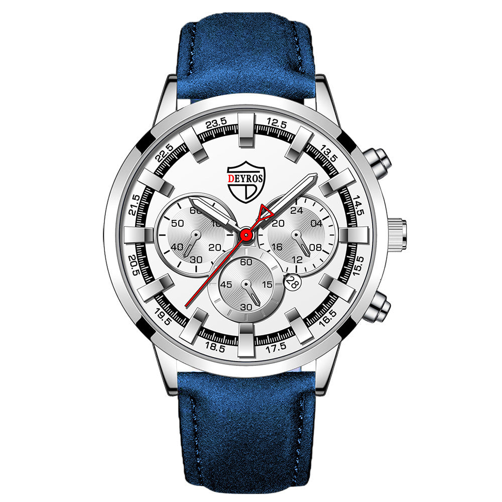 Men's Fashion Calendar Luminous Quartz Watch